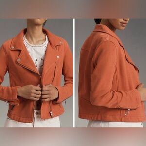 Anthropologie The Sage Knit Moto Jacket, Size S